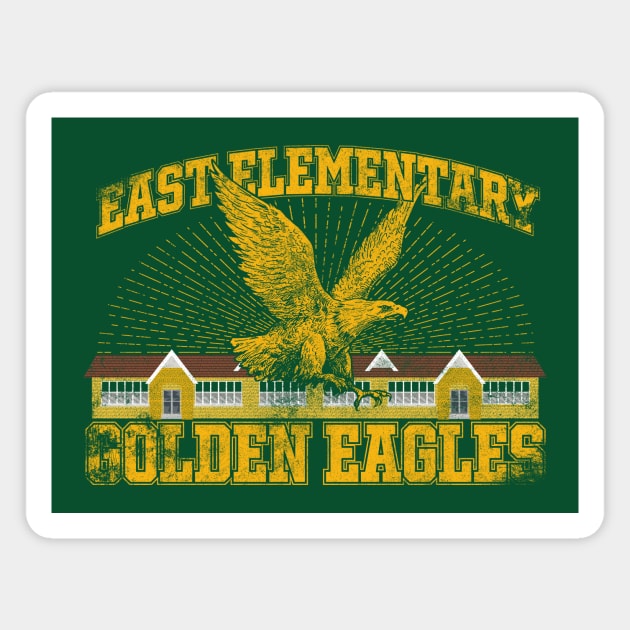 East Elementary Golden Eagles Magnet by rt-shirts